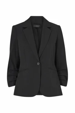 Ellos Collection Smal pasform habitjakke med krøllede ærmer^Dame Blazere & Veste