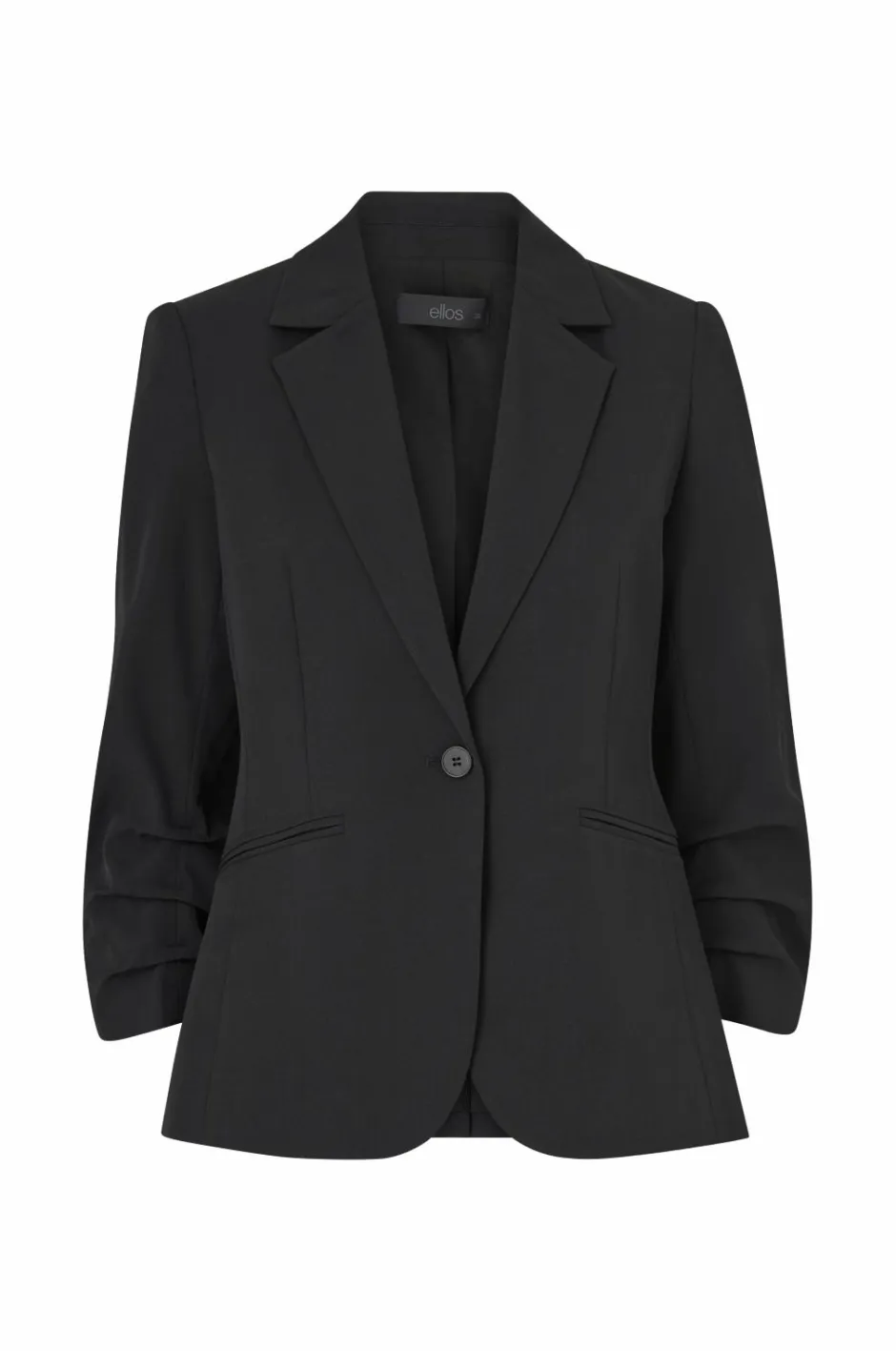 Ellos Collection Smal pasform habitjakke med krøllede ærmer^Dame Blazere & Veste