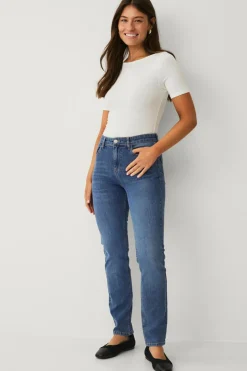 Ellos Collection Smalle stretchjeans med høj talje^Dame Jeans