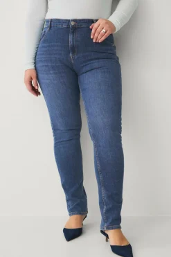 Ellos Collection Smalle stretchjeans med høj talje^Dame Jeans