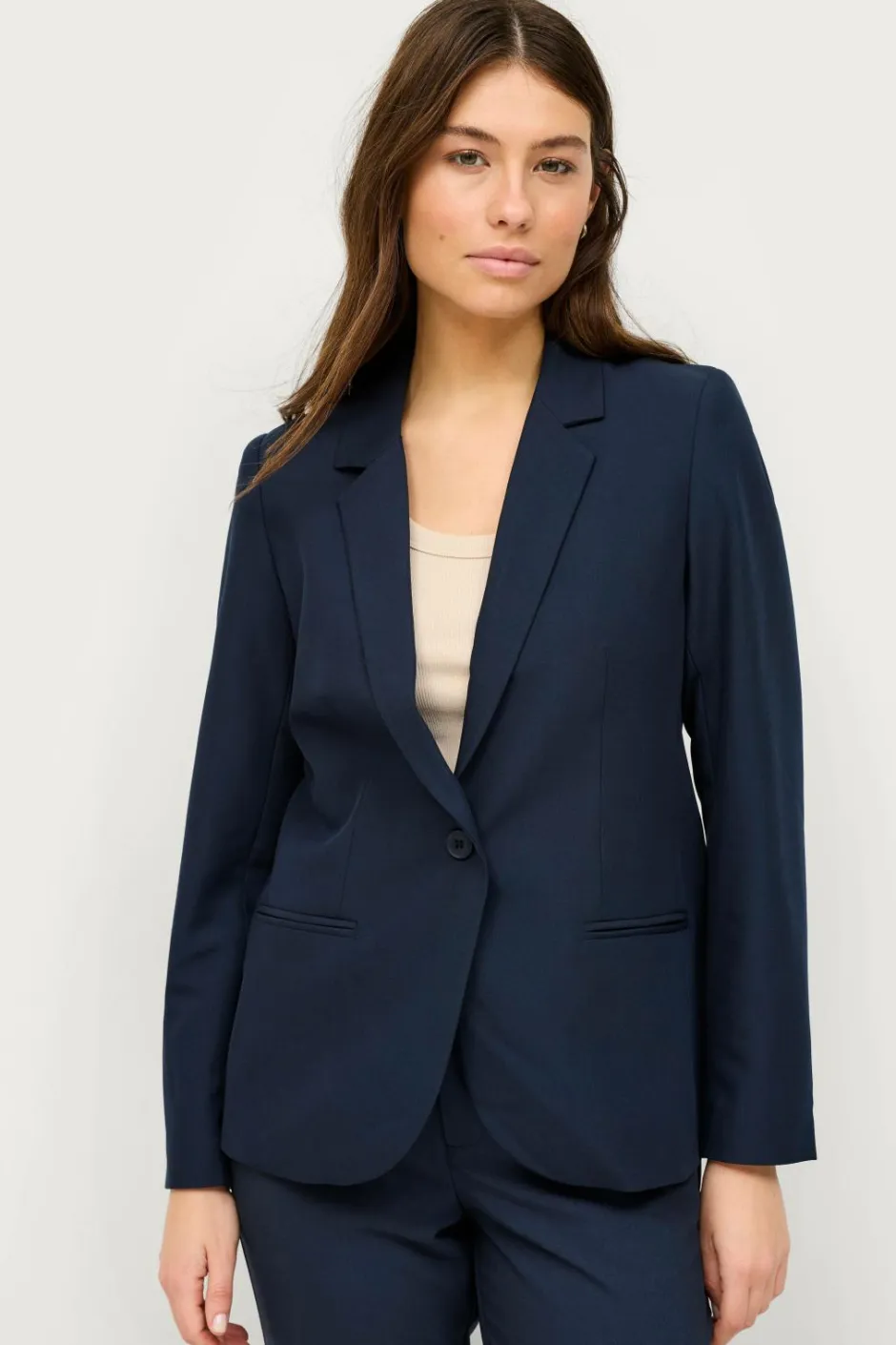 Hot Collection Smal pasform habitjakke Dame Blazere & Veste