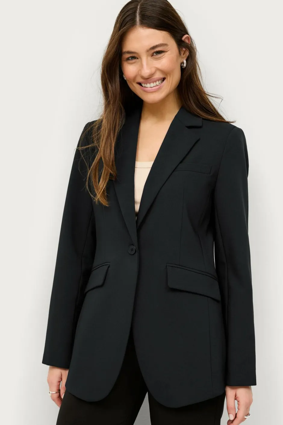 Ellos Collection Smal pasform habitjakke^Dame Blazere & Veste