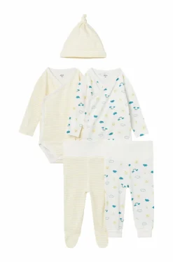 Ellos Collection Startsæt Baby Sage 5 dele^Børn Nattøj & Homewear|Bodies