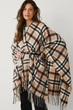 Ellos Collection Strikket poncho^Dame Trøjer & Cardigans