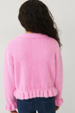 Sale Collection Strikket trøje med flæser Børn Trøjer & Cardigans