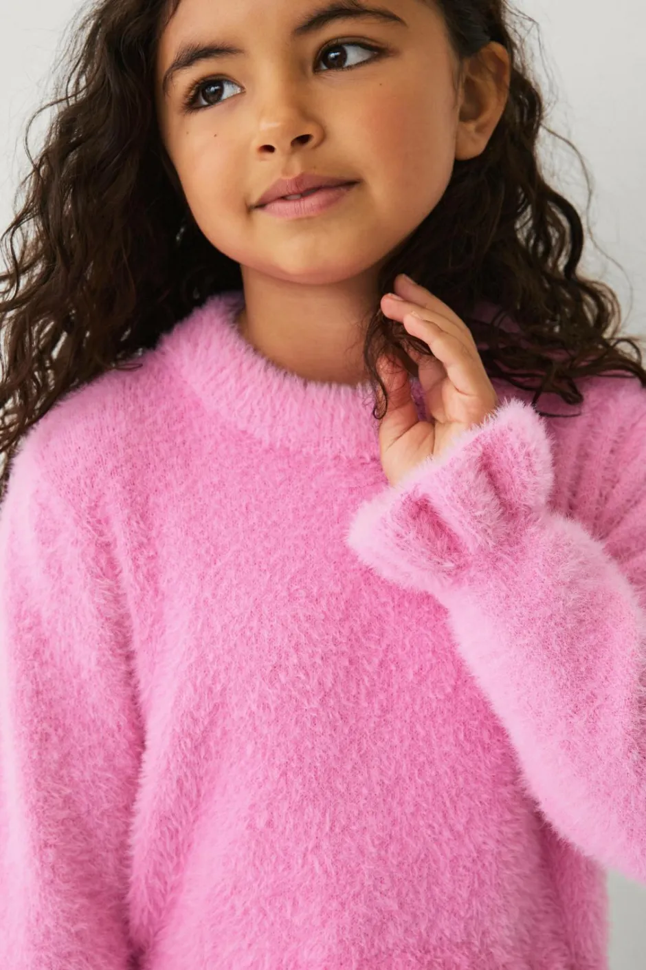 Sale Collection Strikket trøje med flæser Børn Trøjer & Cardigans