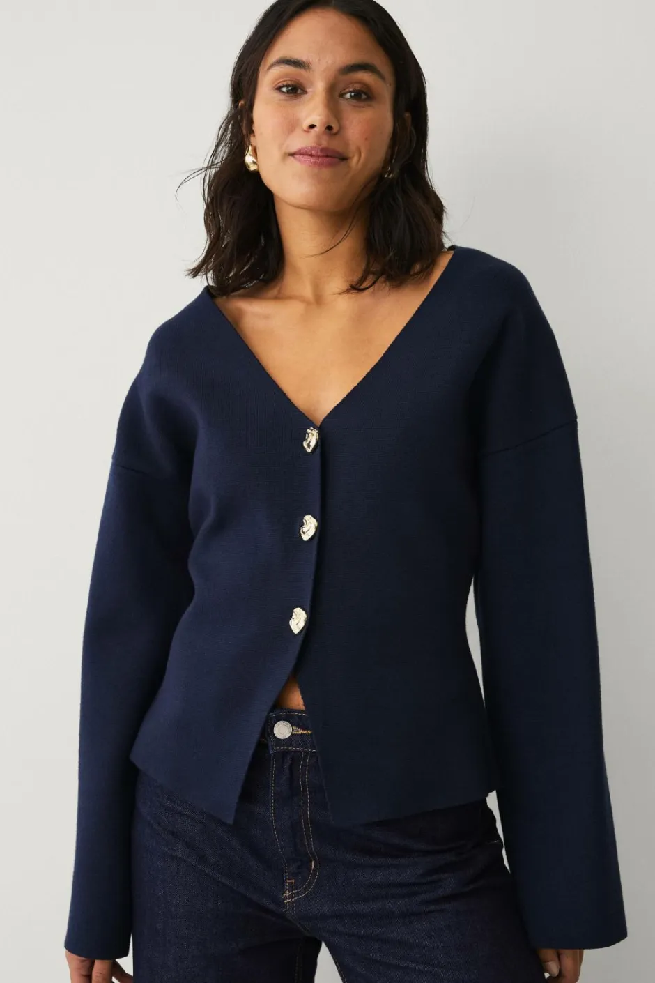 Online Collection Strikket jakke Dame Blazere & Veste