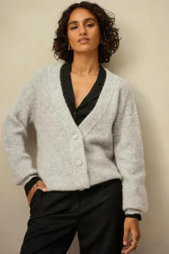 Ellos Collection Strikket cardigan af høj kvalitet^Dame Trøjer & Cardigans