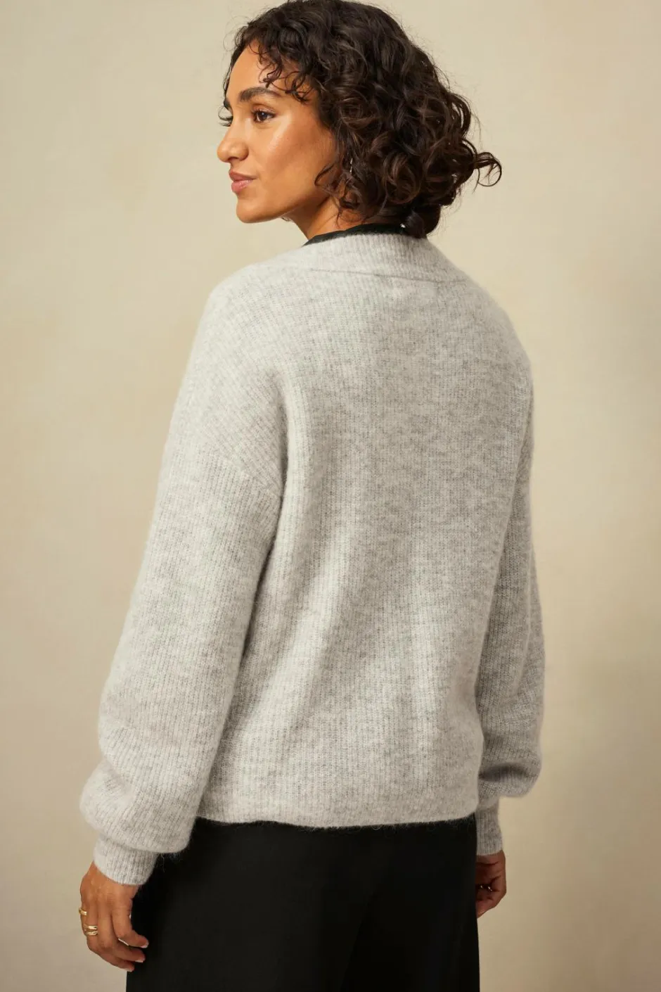 Ellos Collection Strikket cardigan af høj kvalitet^Dame Trøjer & Cardigans