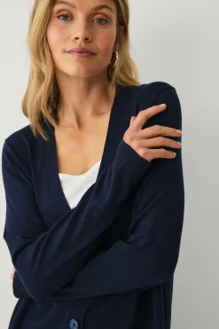 Ellos Collection Strikket cardigan med lommer^Dame Trøjer & Cardigans