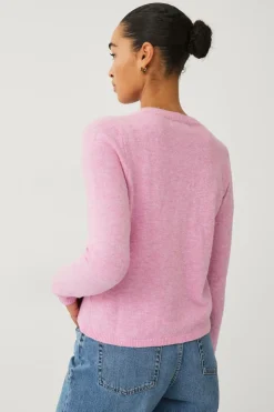 Hot Collection Strikket cardigan Dame Basistøj|Trøjer & Cardigans