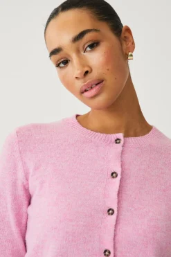 Hot Collection Strikket cardigan Dame Basistøj|Trøjer & Cardigans