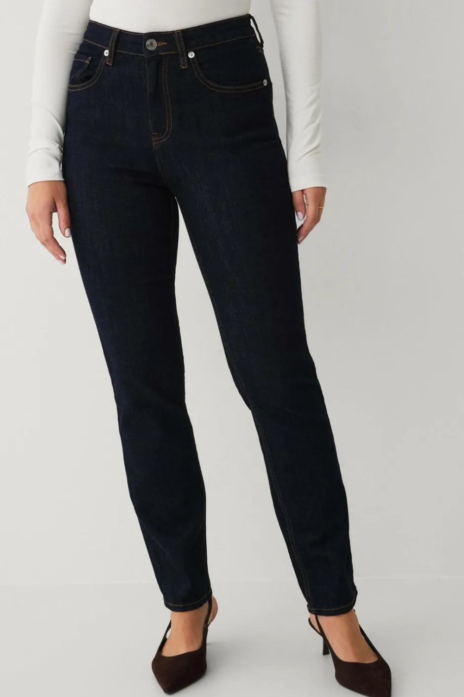 Ellos Collection Stretchjeans med lige bener^Dame Jeans