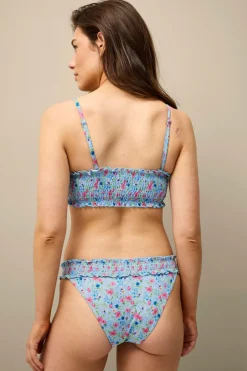 Ellos Collection String-bikinitrusse med smock^Dame Bikinier & Bikinidele