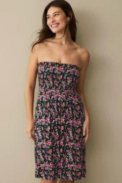 Hot Collection Strandkjole med smock Dame Strandtøj