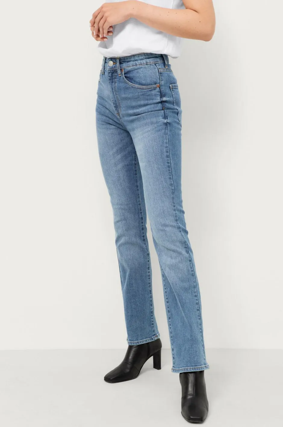 Ellos Collection Stretchjeans med svaj med høj talje^Dame Jeans