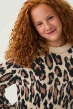 Ellos Collection Strikket trøje med flæser^Børn Trøjer & Cardigans