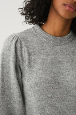 Outlet Collection Strikket kjole med lange ærmer Dame Kjoler