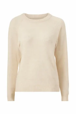 Outlet Collection Strikket trøje med rund hals Dame Basistøj|Trøjer & Cardigans