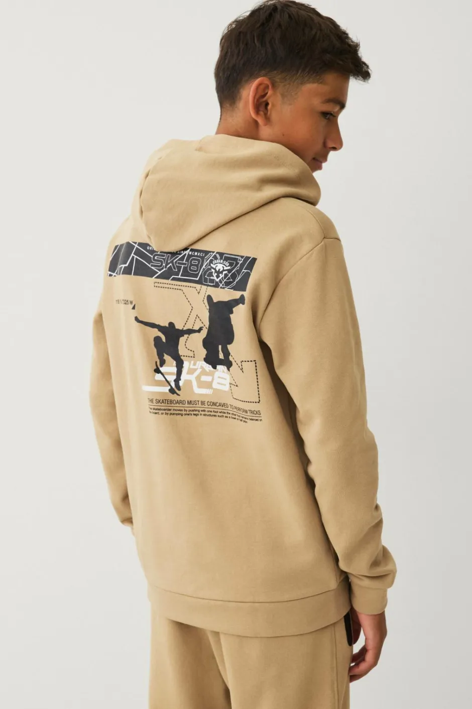 Ellos Collection Sweatshirt med hætte og print^Børn Sweatshirts & Hoodies