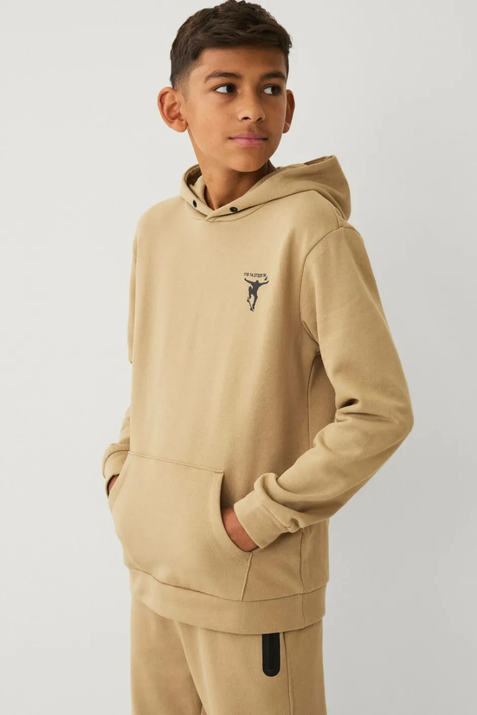 Ellos Collection Sweatshirt med hætte og print^Børn Sweatshirts & Hoodies