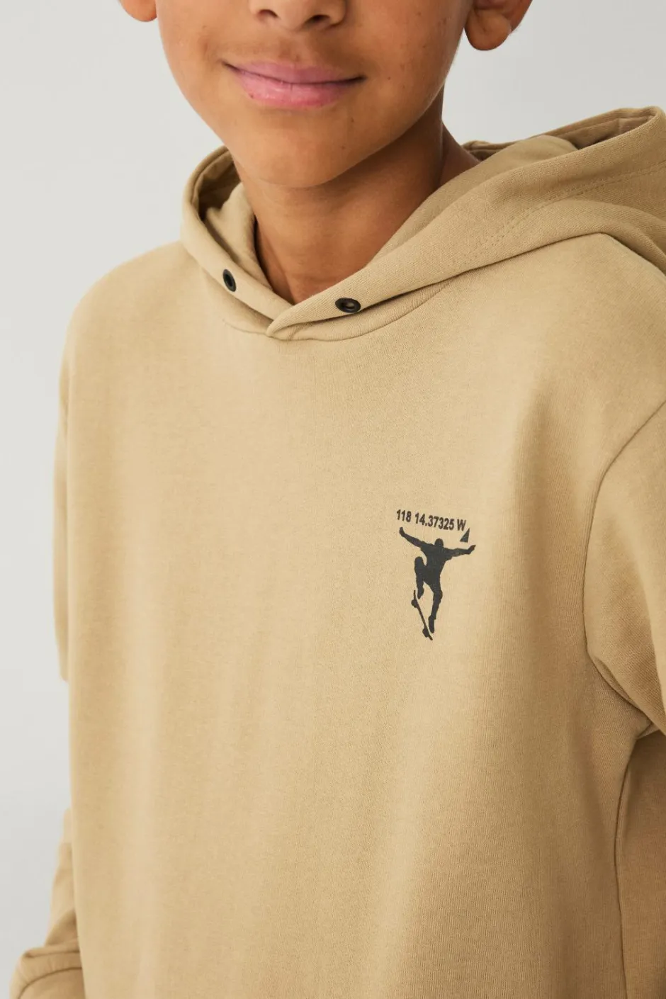 Ellos Collection Sweatshirt med hætte og print^Børn Sweatshirts & Hoodies