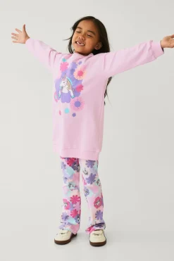 Sale Collection Sweatshirtkjole med tryk Børn Kjoler