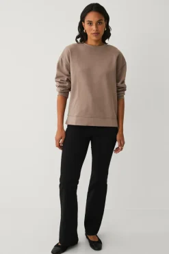 Clearance Collection Sweatshirt med børstet inderside Dame Sweatshirts & Hoodies