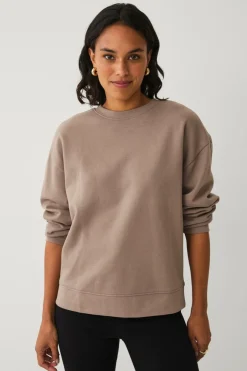 Clearance Collection Sweatshirt med børstet inderside Dame Sweatshirts & Hoodies