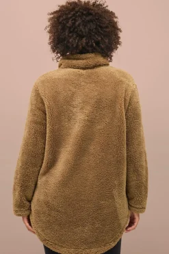 New Collection Sweatshirt i fleece Dame Overtøj|Overtøj