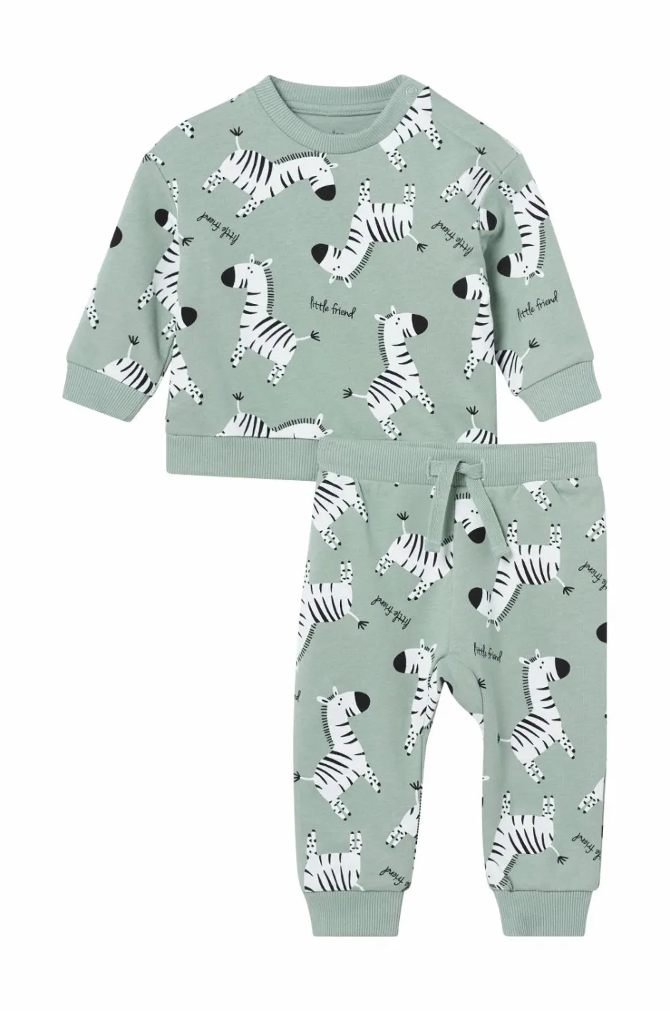 Clearance Collection Sweatshirt + sweatbukser Set Leon Børn Trøjer