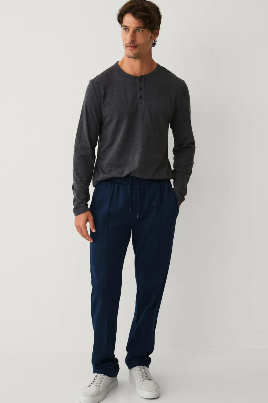 Collection Sweatpants med pressefolder Bukser