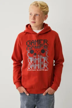 New Collection Sweatshirt med hætte og print Børn Sweatshirts & Hoodies