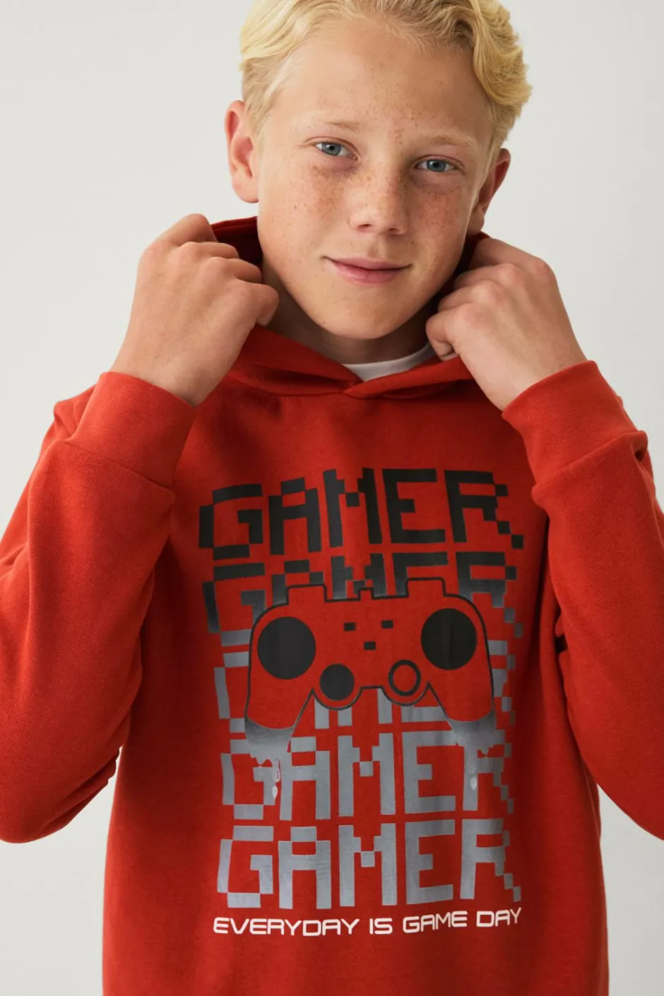 New Collection Sweatshirt med hætte og print Børn Sweatshirts & Hoodies