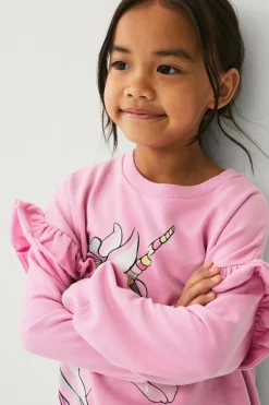 Hot Collection Sweatshirt med flæser Børn Sweatshirts & Hoodies