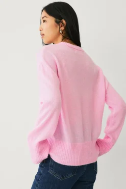 Outlet Collection Sweater med O-hals Dame Trøjer & Cardigans