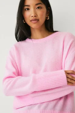 Outlet Collection Sweater med O-hals Dame Trøjer & Cardigans