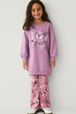 Ellos Collection Sweatshirtkjole med tryk^Børn Kjoler