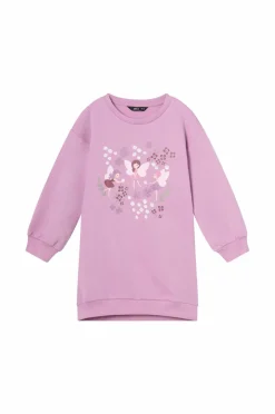 Ellos Collection Sweatshirtkjole med tryk^Børn Kjoler