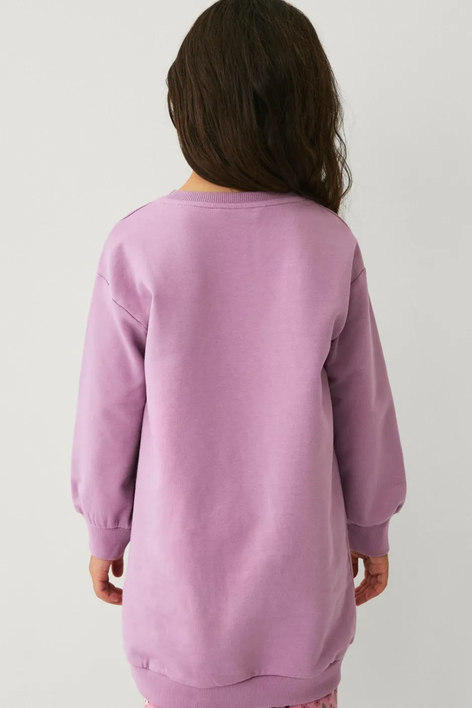 Ellos Collection Sweatshirtkjole med tryk^Børn Kjoler