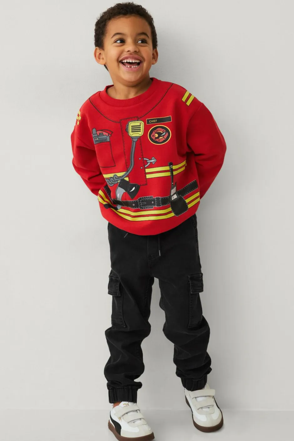 Ellos Collection Sweatshirt med dekorativt tryk^Børn Sweatshirts & Hoodies
