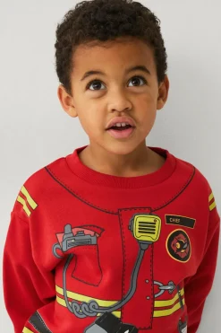Ellos Collection Sweatshirt med dekorativt tryk^Børn Sweatshirts & Hoodies