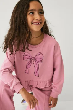 Ellos Collection Sweatshirt med volant^Børn Sweatshirts & Hoodies