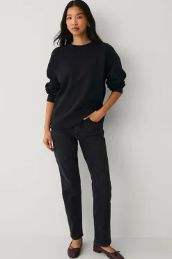 New Collection Sweatshirt med børstet inderside Dame Sweatshirts & Hoodies