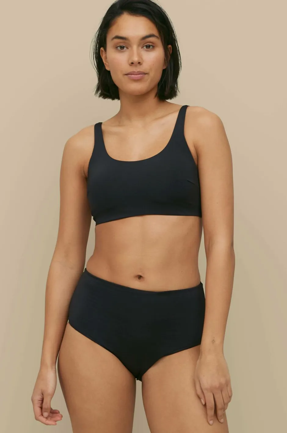 Best Collection Tai High Bikini Pink Dame Bikinier & Bikinidele