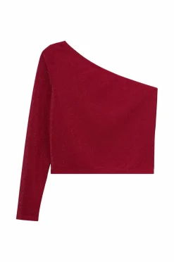 Hot Collection Top med et ærme og lurex Børn Toppe & T-Shirts