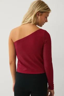 Hot Collection Top med et ærme og lurex Børn Toppe & T-Shirts