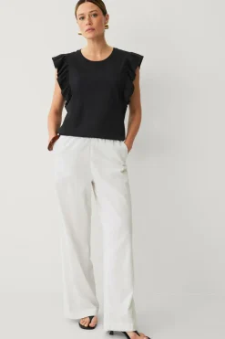New Collection Top med flagrende ærme Dame Toppe & Tank-Toppe