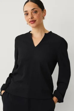 Outlet Collection Top med struktur Dame Toppe & Tank-Toppe