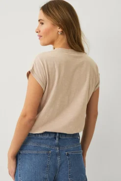 Hot Collection Top med v-hals Dame Basistøj